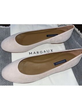 Margaux Lonnberg Suede Ballet Flats Pink Size 42.5 M (best fit US 11.5 M) New